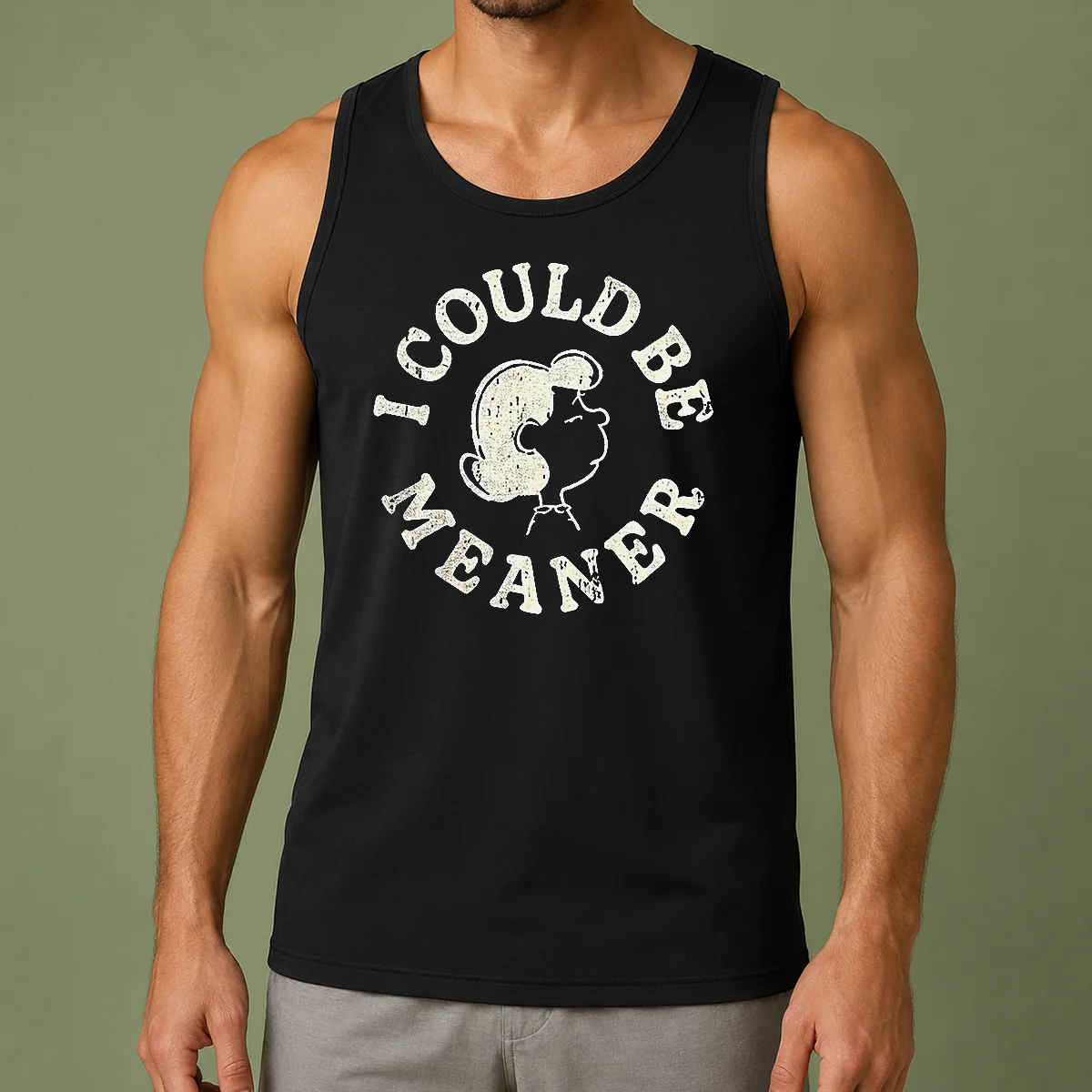 Official Lucy Peanuts I Could Be Meaner Tank Top