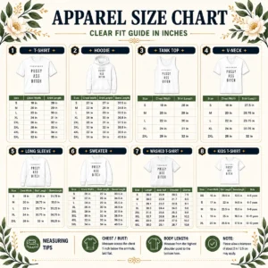 Size chart for Official President Pussy Ass Bitch with measurements in inches and cm