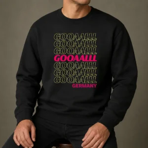 Official Pretty Gooaall! Germany Soccer Apparel For Fans German Sweater