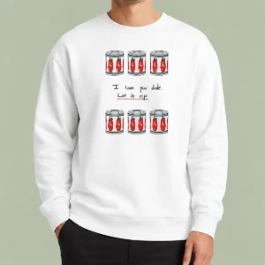Official The Bear I Love You Dude Let It Rip Tomato Cans Sweater