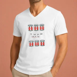 Official The Bear I Love You Dude Let It Rip Tomato Cans V-Neck Shirt