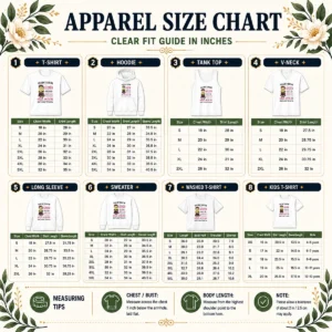 Size chart for Original Awesome Minion You Cant Scare Me I Have A Crazy B Sister shirt with measurements in inches and cm