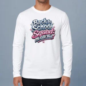 Original Back To School Squad Y2K Chrome Long Sleeve Shirt