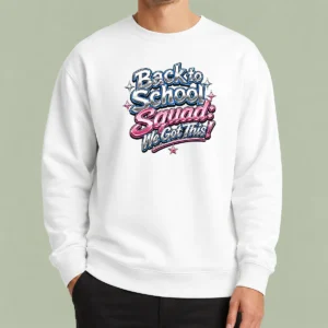 Original Back To School Squad Y2K Chrome Sweater