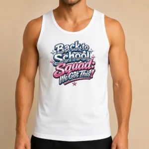 Original Back To School Squad Y2K Chrome Tank Top