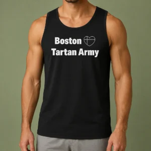 Original Boston Tartan Army I Love Scotland Soccer National Team Supporters Tank Top