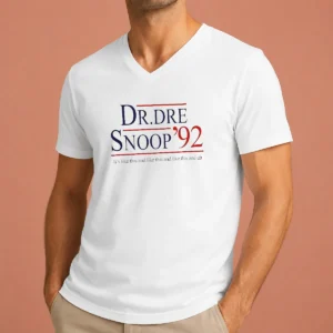 Original Dr Dre And Snoop Dogg '92 It'S Like This And Like That V-Neck Shirt