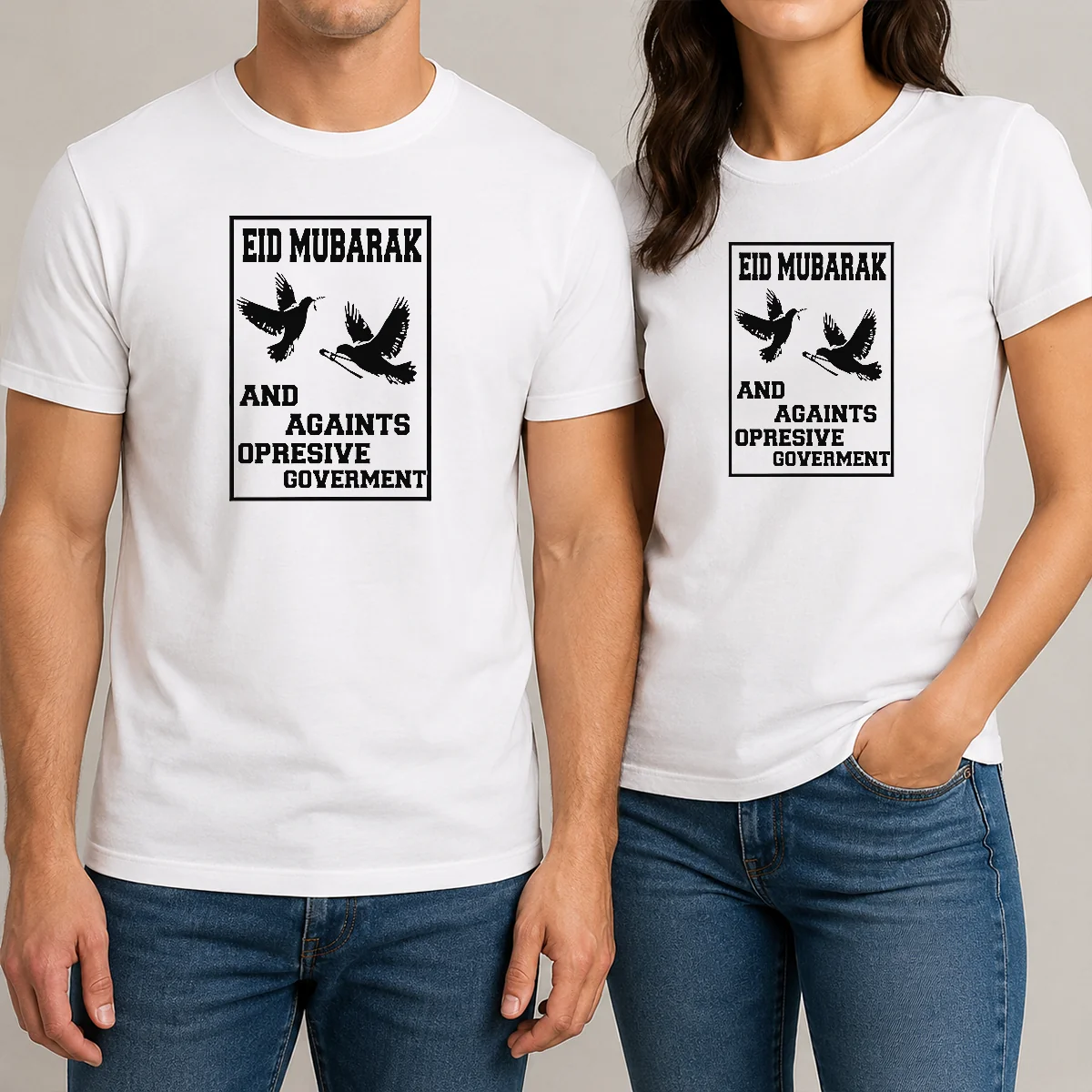 Original Eid Mubarak And Against Oppressive Shirt Original Eid Mubarak And Against Oppressive Shirt