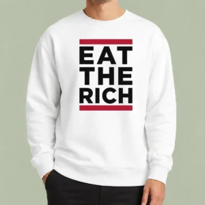 Original Good Shawn Fain Eat The Rich Sweater