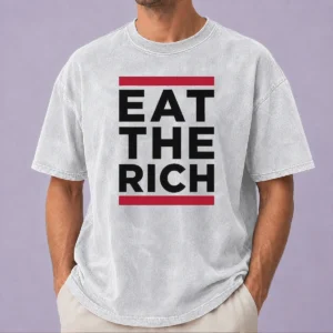 Original Good Shawn Fain Eat The Rich Washed T-Shirt