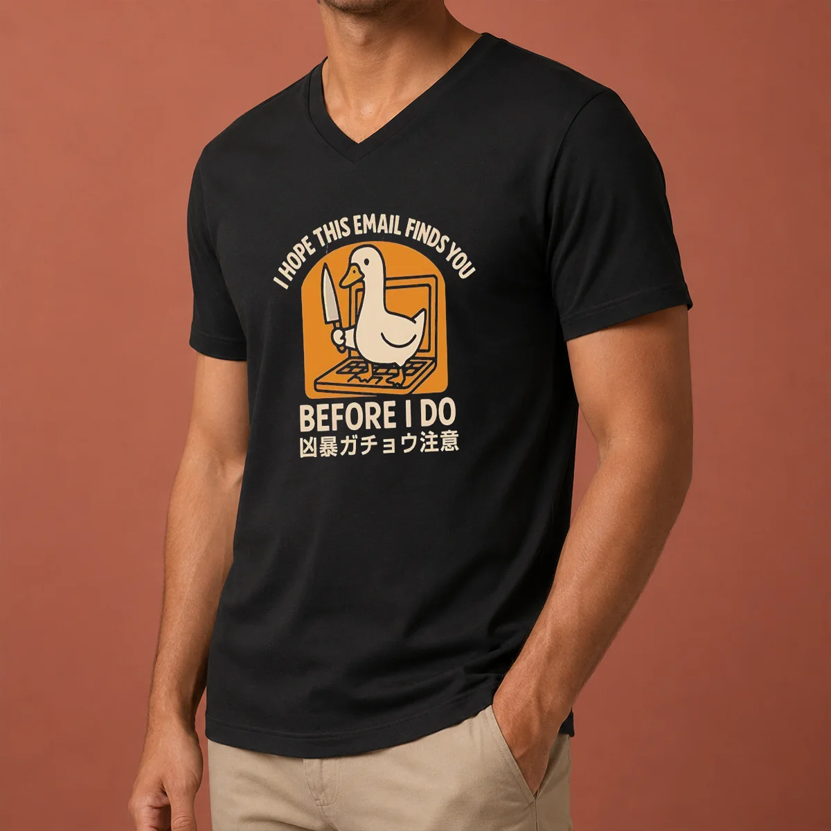 Original I Hope This Email Finds V-Neck Shirt Original I Hope This Email Finds V-Neck Shirt