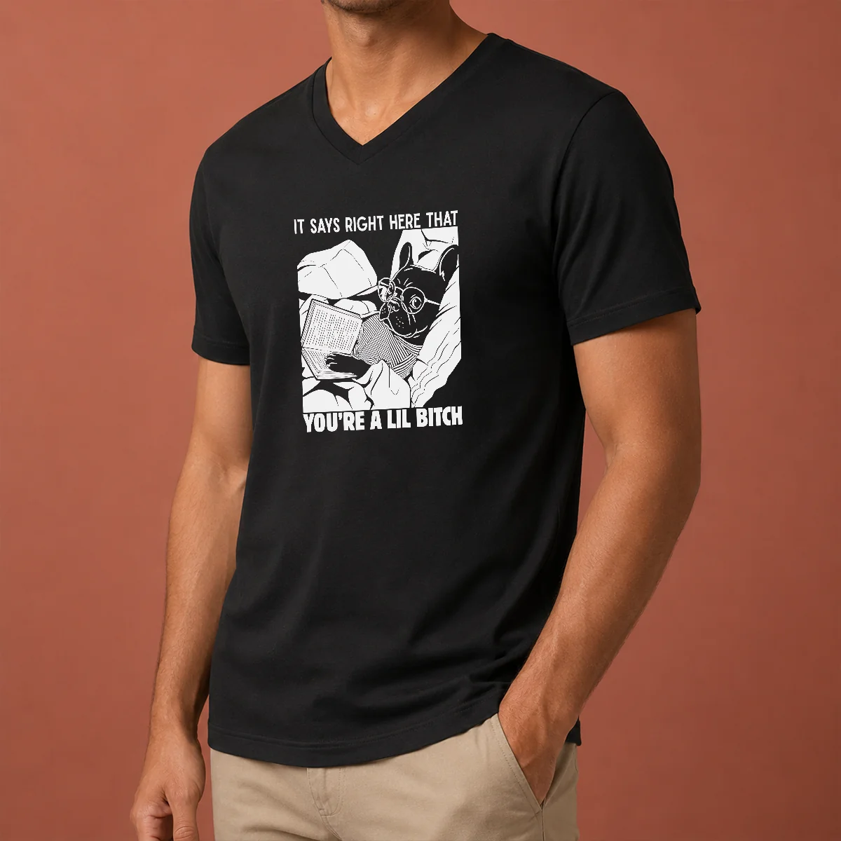 Original It Says Right Here That V-Neck Shirt Original It Says Right Here That V-Neck Shirt