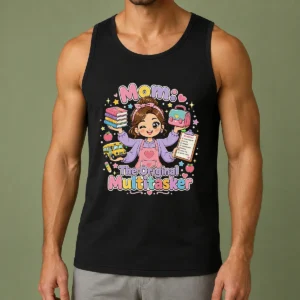 Original Multitasking Mom Kawaii Tank Top