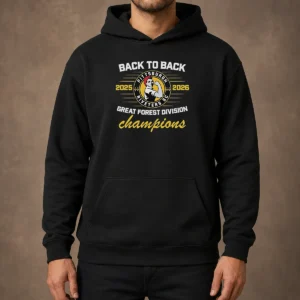 Original Pittsburgh Riveters SC Back To Back Green Forest Champs Hoodie