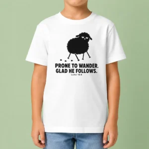 Original Prone To Wander Glad He Follows Kids T-Shirt