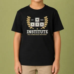Original WASD Institute Est 1996 Mastering Basic Movement Kids T-Shirt
