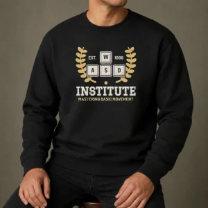 Original WASD Institute Est 1996 Mastering Basic Movement Sweater