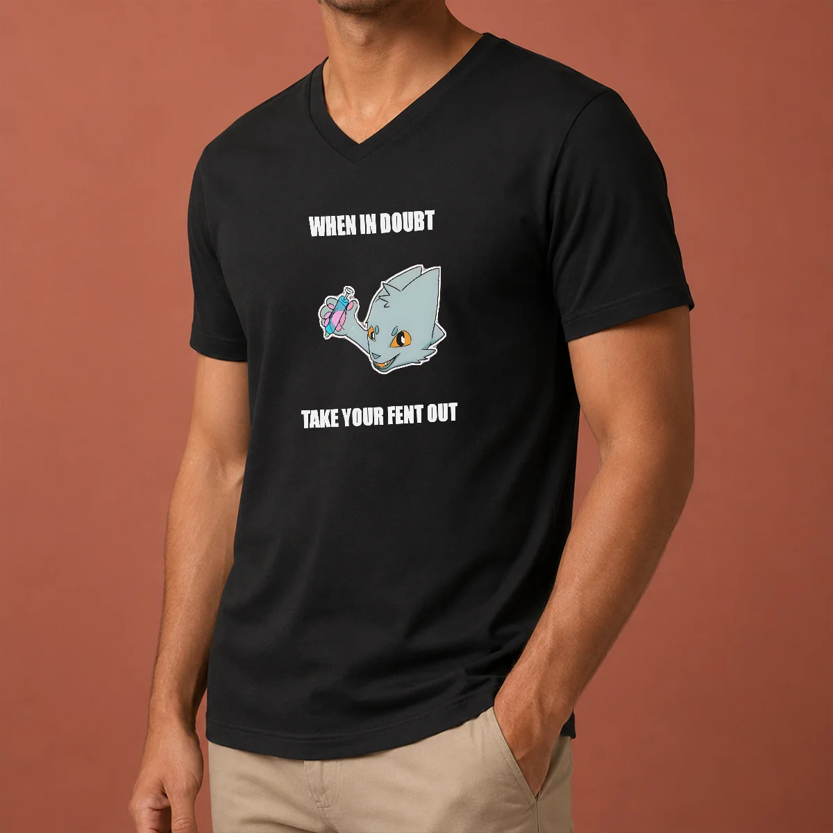 Original When In Doubt Take Your V-Neck Shirt Original When In Doubt Take Your V-Neck Shirt