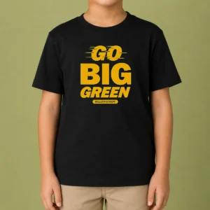 Original William And Mary Tribe Go Big Green Kids T-Shirt