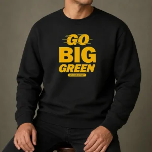 Original William And Mary Tribe Go Big Green Sweater
