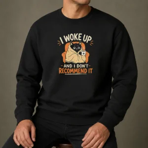 Perfect Awesome I Woke Up And I Don'T Recommend It Geek Sweater