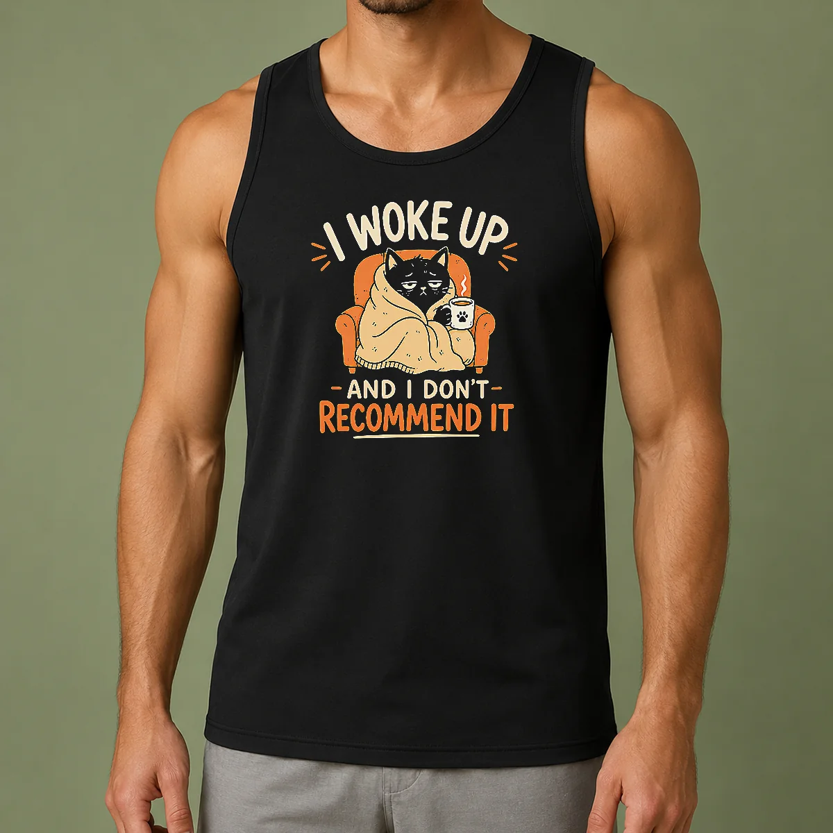 Perfect Awesome I Woke Up And I Don'T Recommend It Geek Tank Top