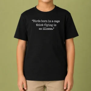 Premium Birds Bron In Cage Kids T-Shirt