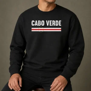 Premium Cabo Verde Flag National Pride Sweater