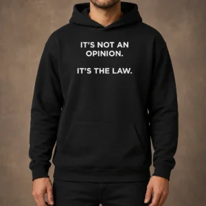 Premium It'S Not An Opinion It'S The Law Legal Hoodie