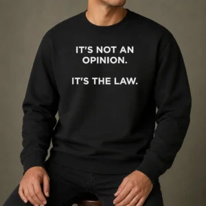 Premium It'S Not An Opinion It'S The Law Legal Sweater