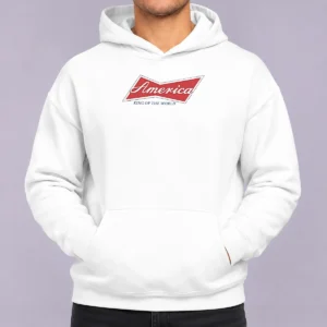 Premium Pretty America King Of The World Patriotic USA Hoodie