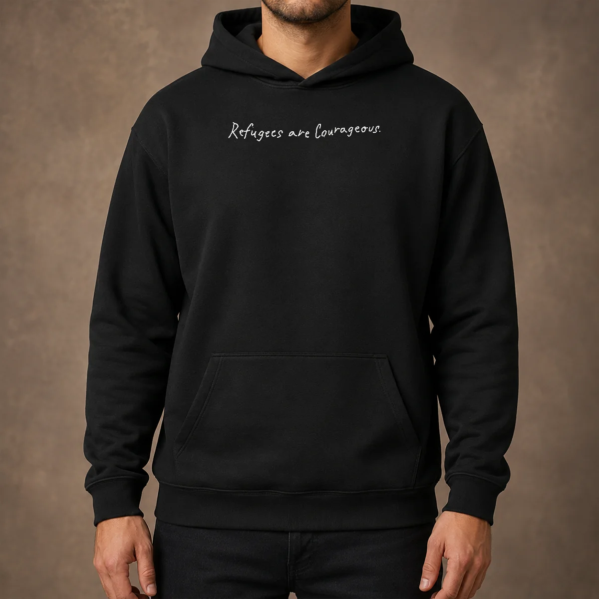 Premium Pretty Refugees Are Courageous Hoodie