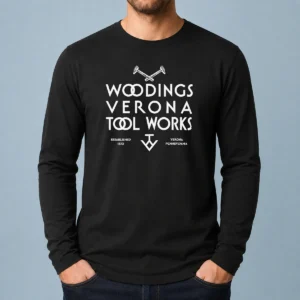 Premium Woodings Verona Tool Works Established 1873 Pennsylvania Long Sleeve Shirt