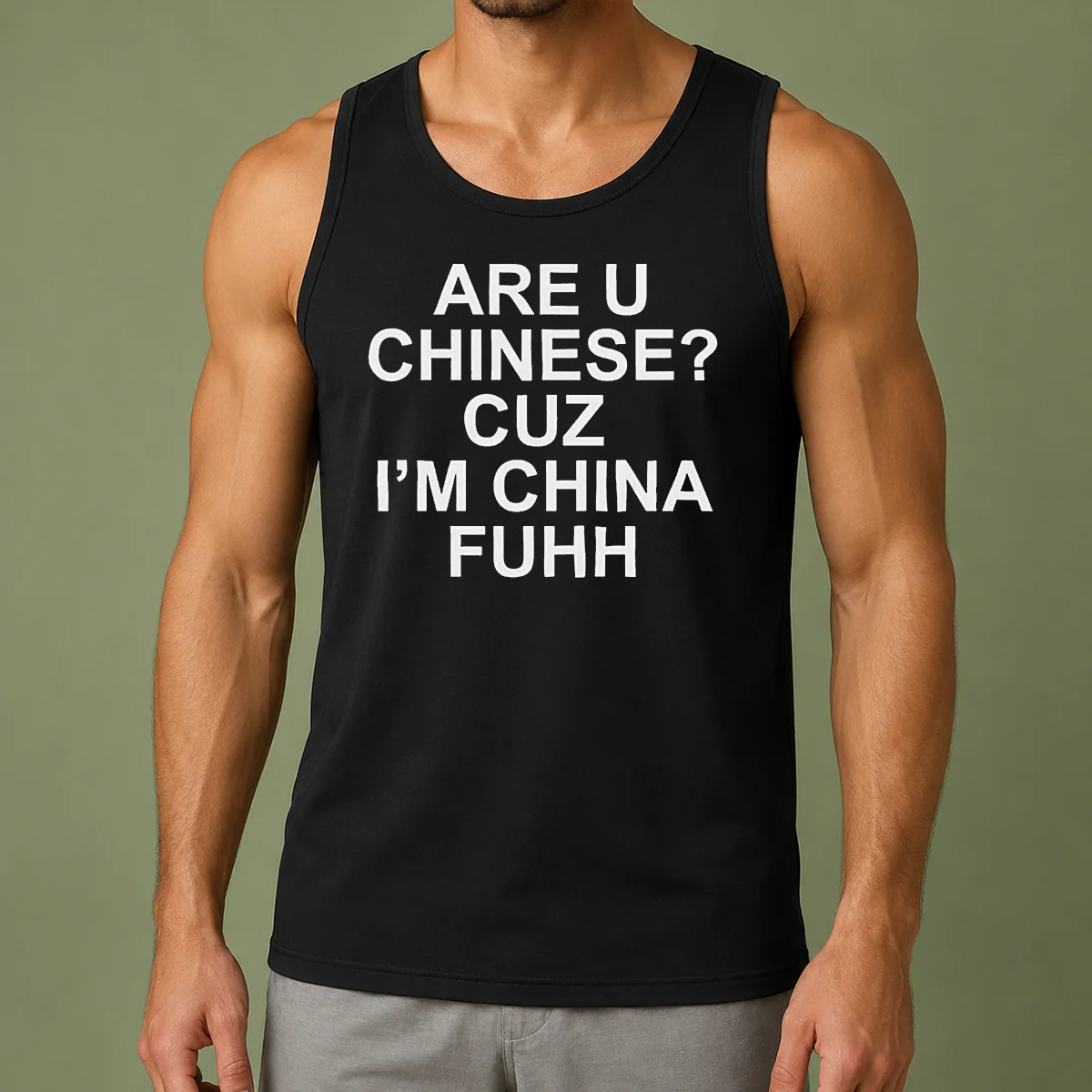 Pretty Are U Chinese Cuz I'M China Fuhh Tank Top