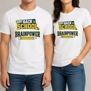 Pretty Back To School Brainpower Typography