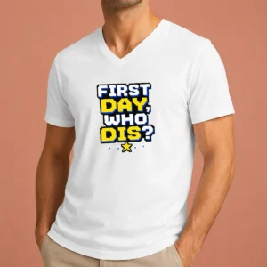 Pretty Back To School Funny Pixel For Students V-Neck Shirt