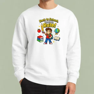 Pretty Back To School Pixel Pride Kids Sweater