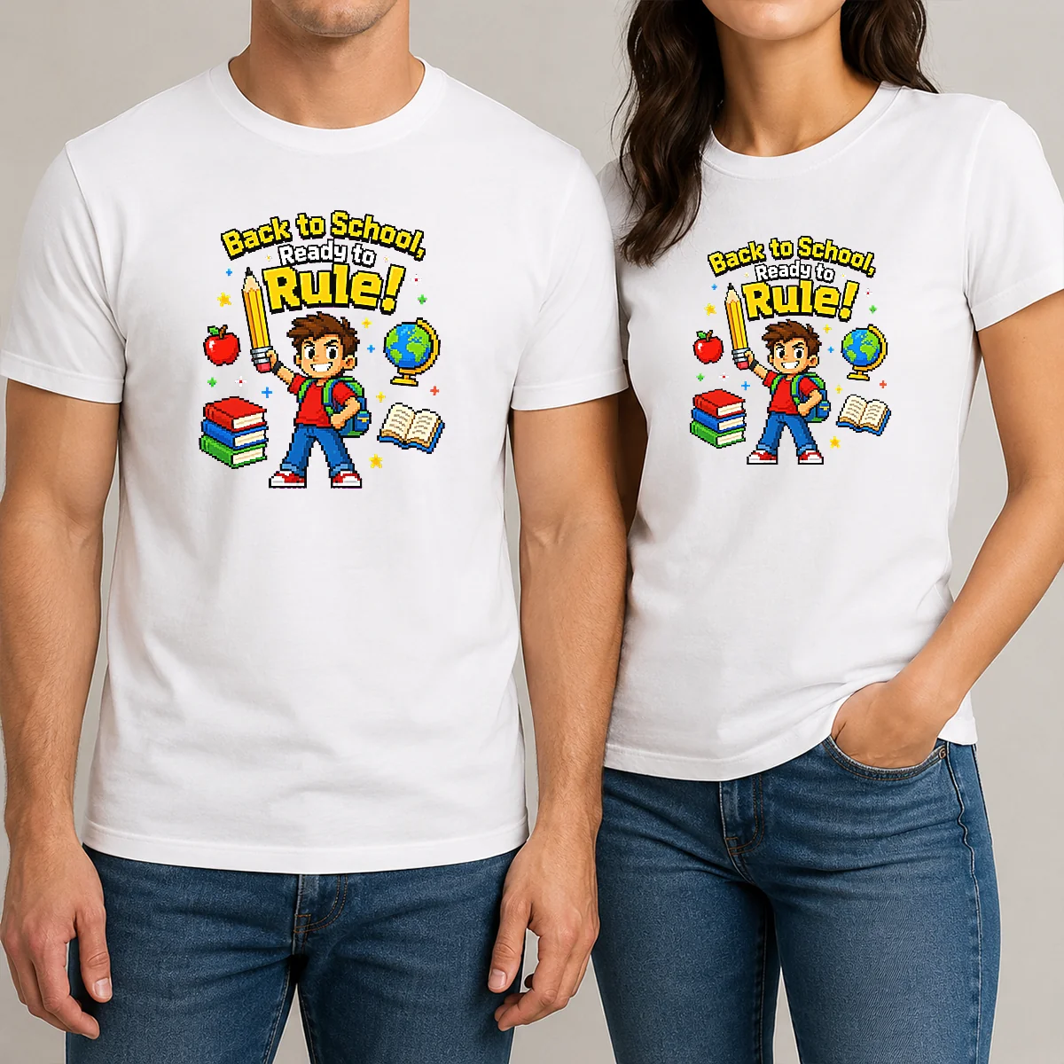 Pretty Back To School Pixel Pride Kids Shirt Pretty Back To School Pixel Pride Kids Shirt