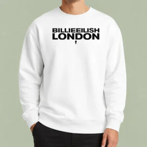 Pretty Billie Eilish London Tour Concert Music Sweater
