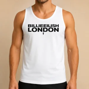 Pretty Billie Eilish London Tour Concert Music Tank Top