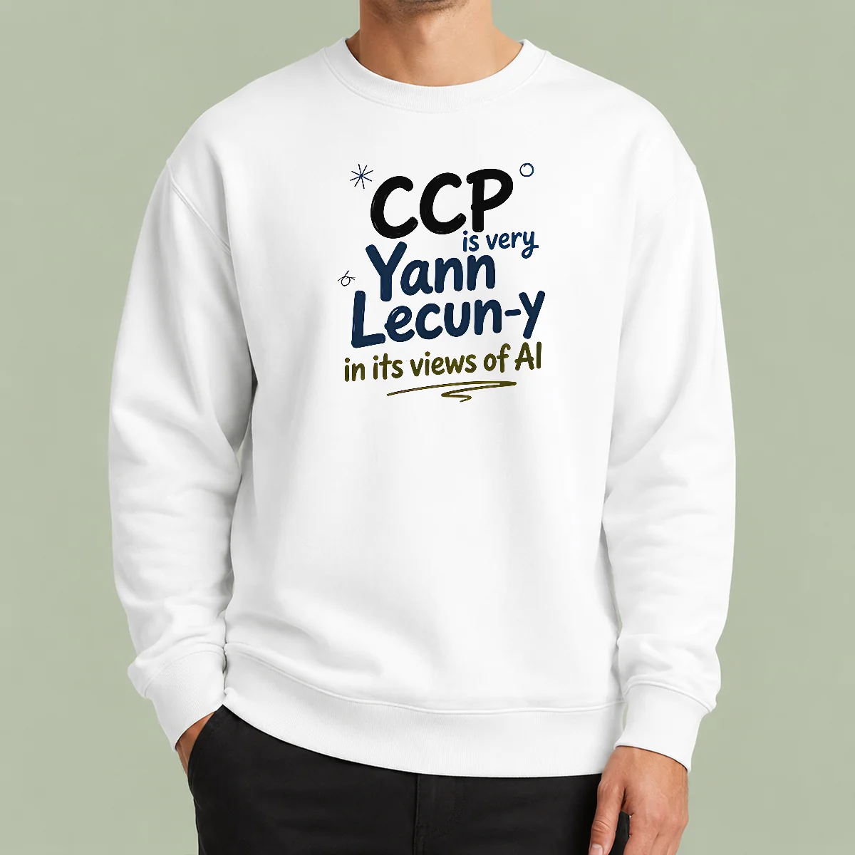 Pretty CCP Is Very Yann Lecun Y In Its Views Of AI Sweater