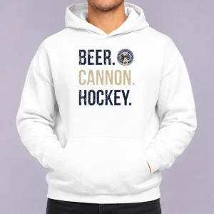 Pretty Columbus Blue Jackets Beer Cannon Hockey Hoodie