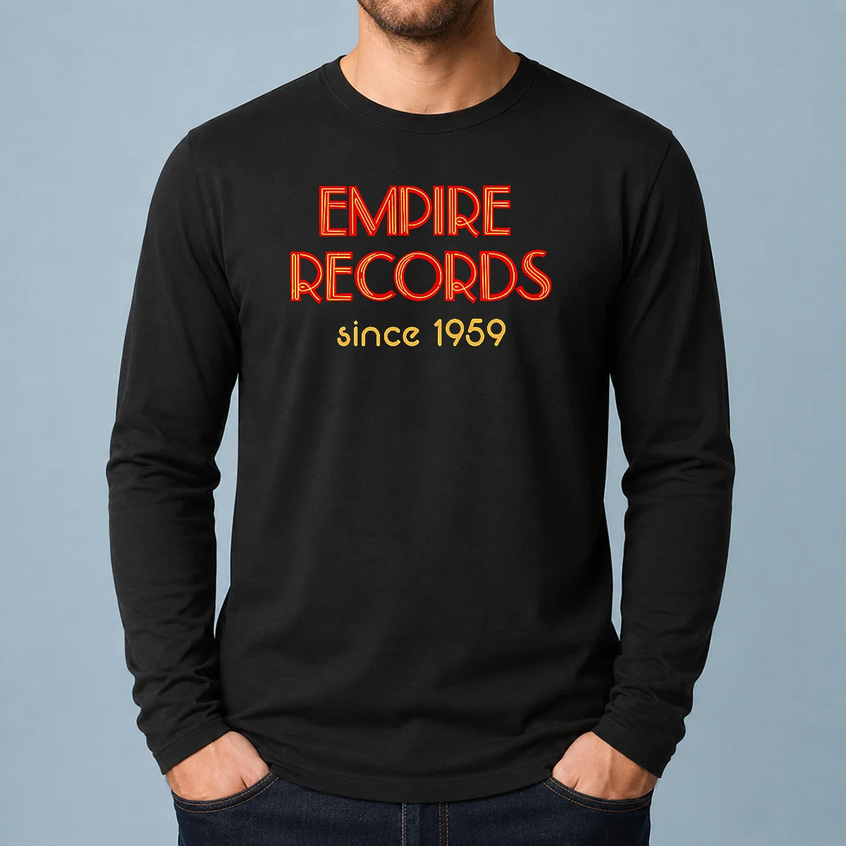 Pretty Empire Records Long Sleeve Shirt