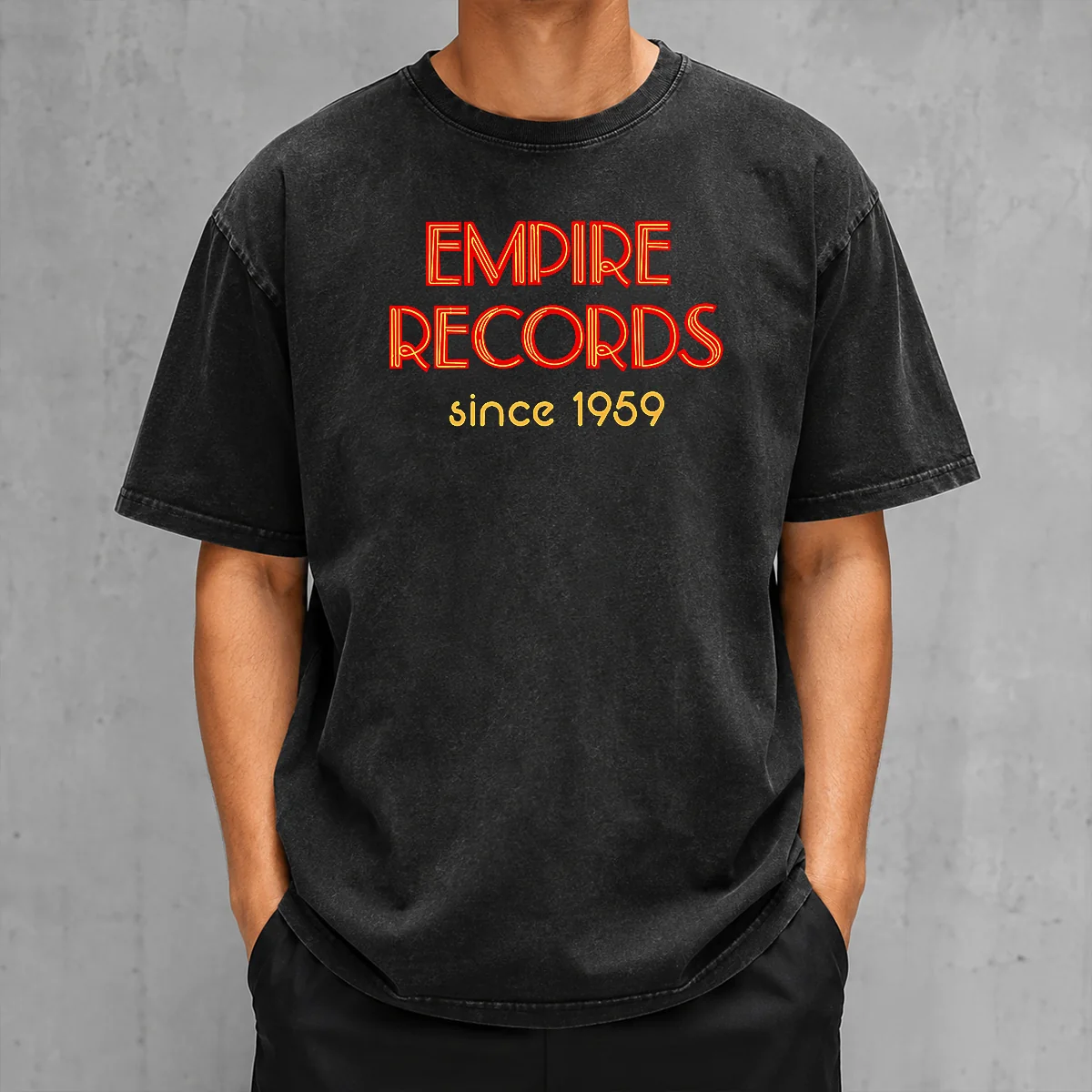 Pretty Empire Records Washed T-Shirt