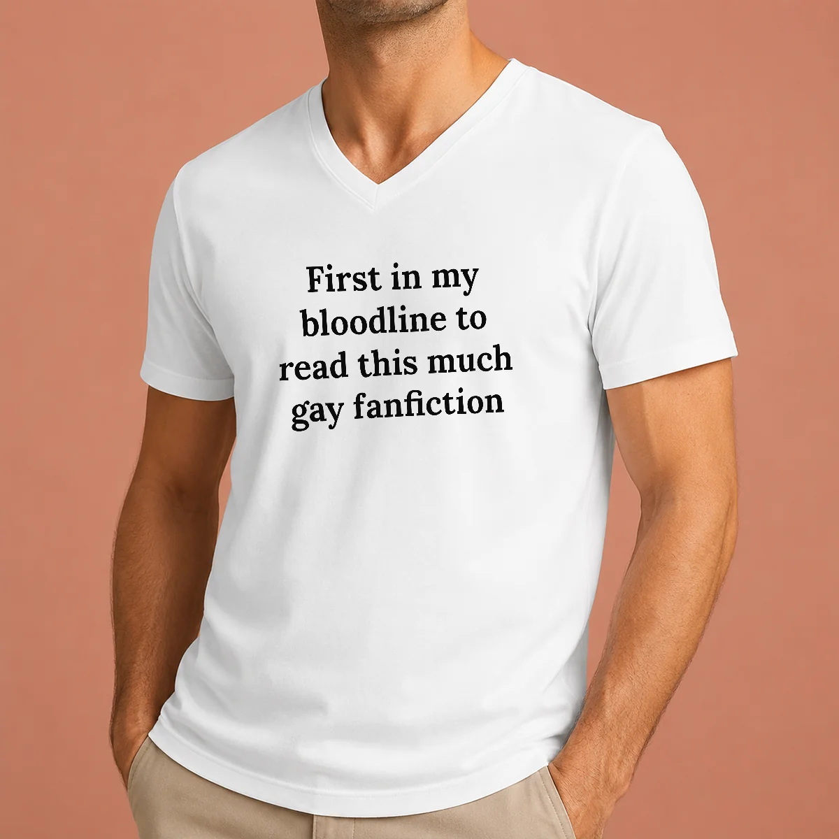 Pretty First In My Bloodline To V-Neck Shirt Pretty First In My Bloodline To V-Neck Shirt