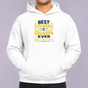 Pretty Good Grandparents Day Typography Family Love Hoodie