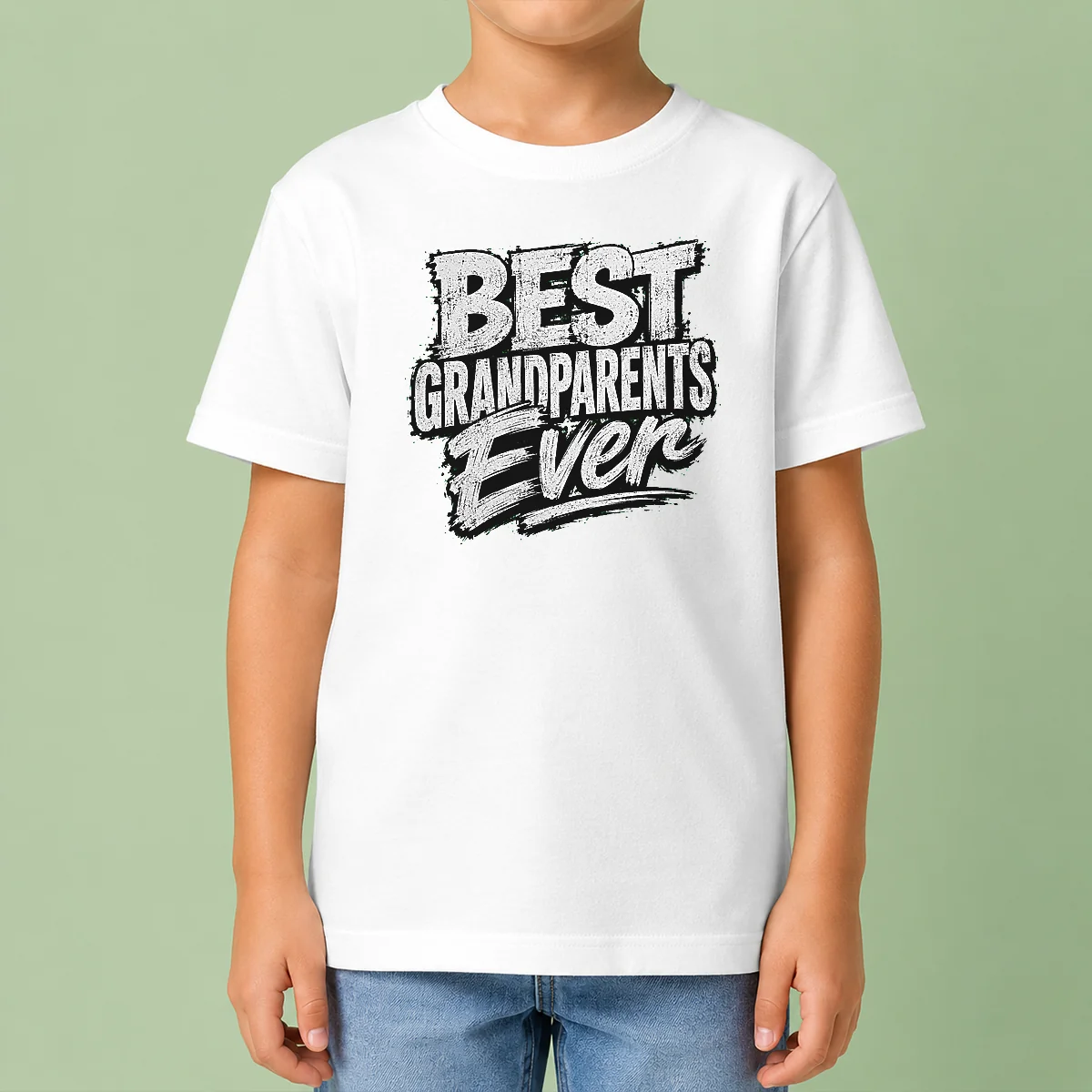 Pretty Grandparents Day Best Grandparents Ever Streetwear Kids T-Shirt