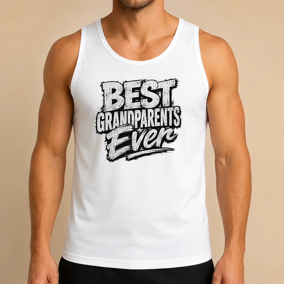 Pretty Grandparents Day Best Grandparents Ever Streetwear Tank Top