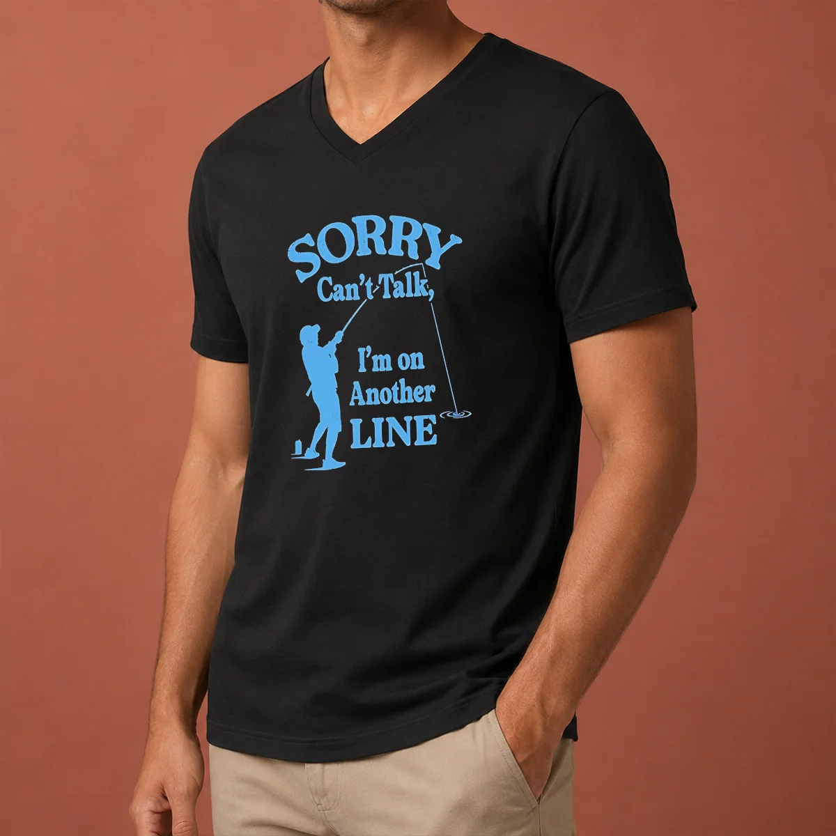 Pretty Hot Sorry Can'T Talk I'M V-Neck Shirt Pretty Hot Sorry Can'T Talk I'M V-Neck Shirt