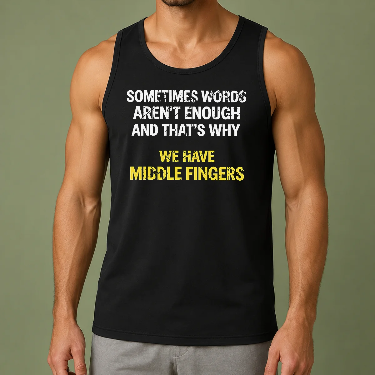 Pretty Hot That'S Why We Have Middle Finger Tank Top